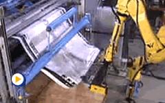 FANUC Robots Automated Wood Wrapping