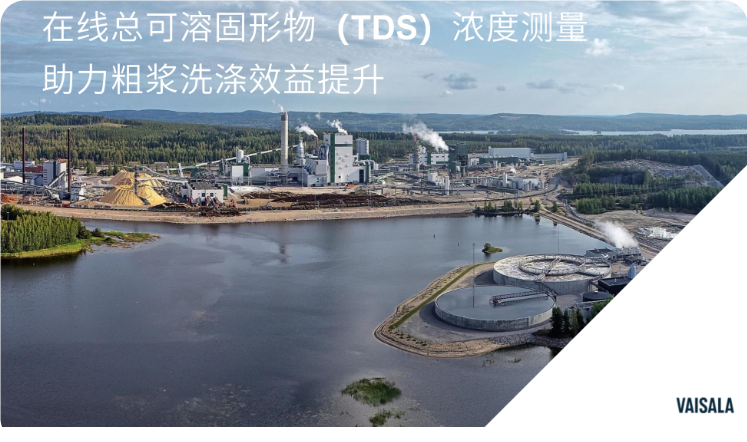 维萨拉 在线总可溶固形物（TDS）浓度测量助力粗浆洗涤工艺优化